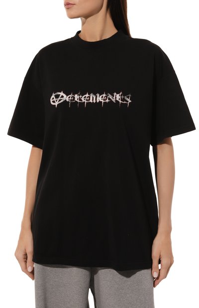 Хлопковая футболка VETEMENTS, арт. UA66TR650B, фото 3