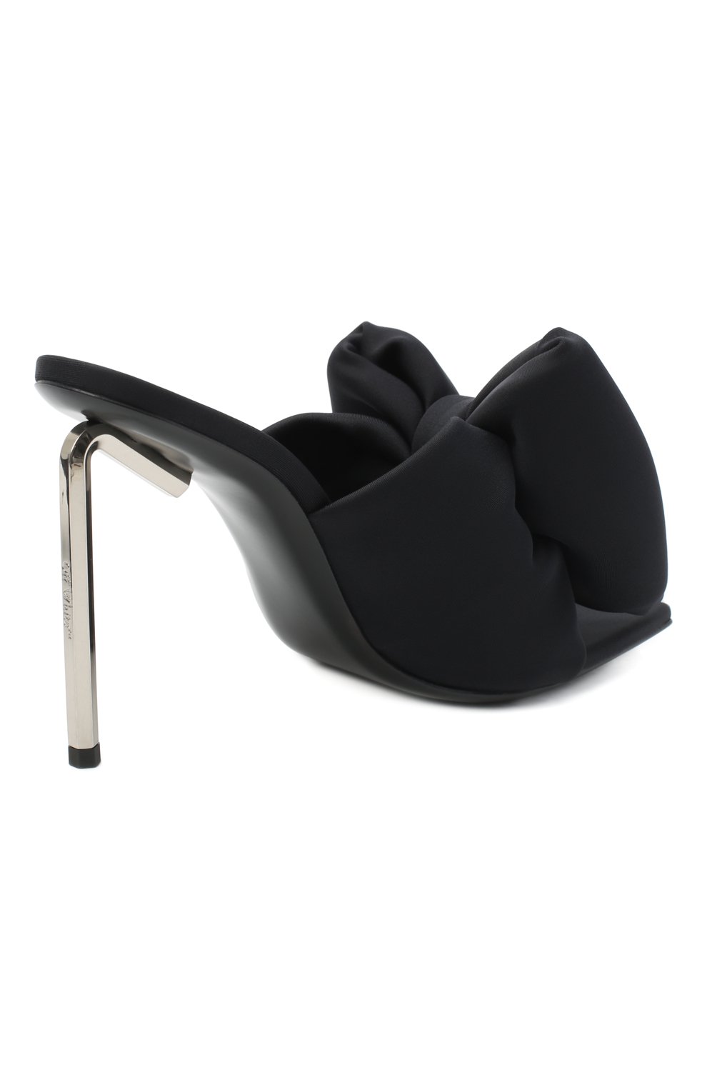 Текстильные мюли OFF-WHITE, арт. 0WIJ006R21FAB0011000, фото 4