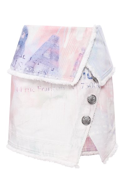 Женская джинсовая юбка BALMAIN, арт. SF24170/I246