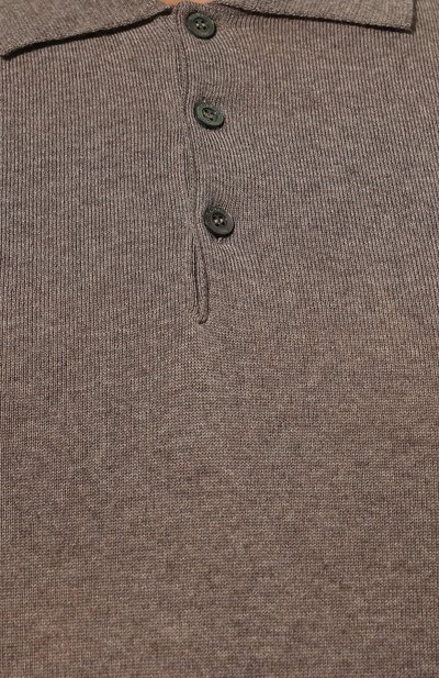 Шерстяное поло CANALI коричневого цвета по цене 35150 руб., арт. C0017/MK00077/58-64, фото 5 Шерстяное поло CANALI, арт. C0017/MK00077/58-64, фото 5