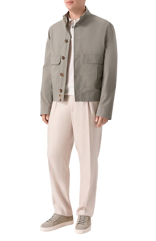 Замшевые кеды Tod’s XXM04L0HZ40/RE0 Бежевый  XXM04L0HZ40/RE0 Фото 2