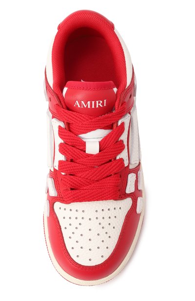 Кожаные кеды skel-top AMIRI, арт. AKF0SR1014, фото 4