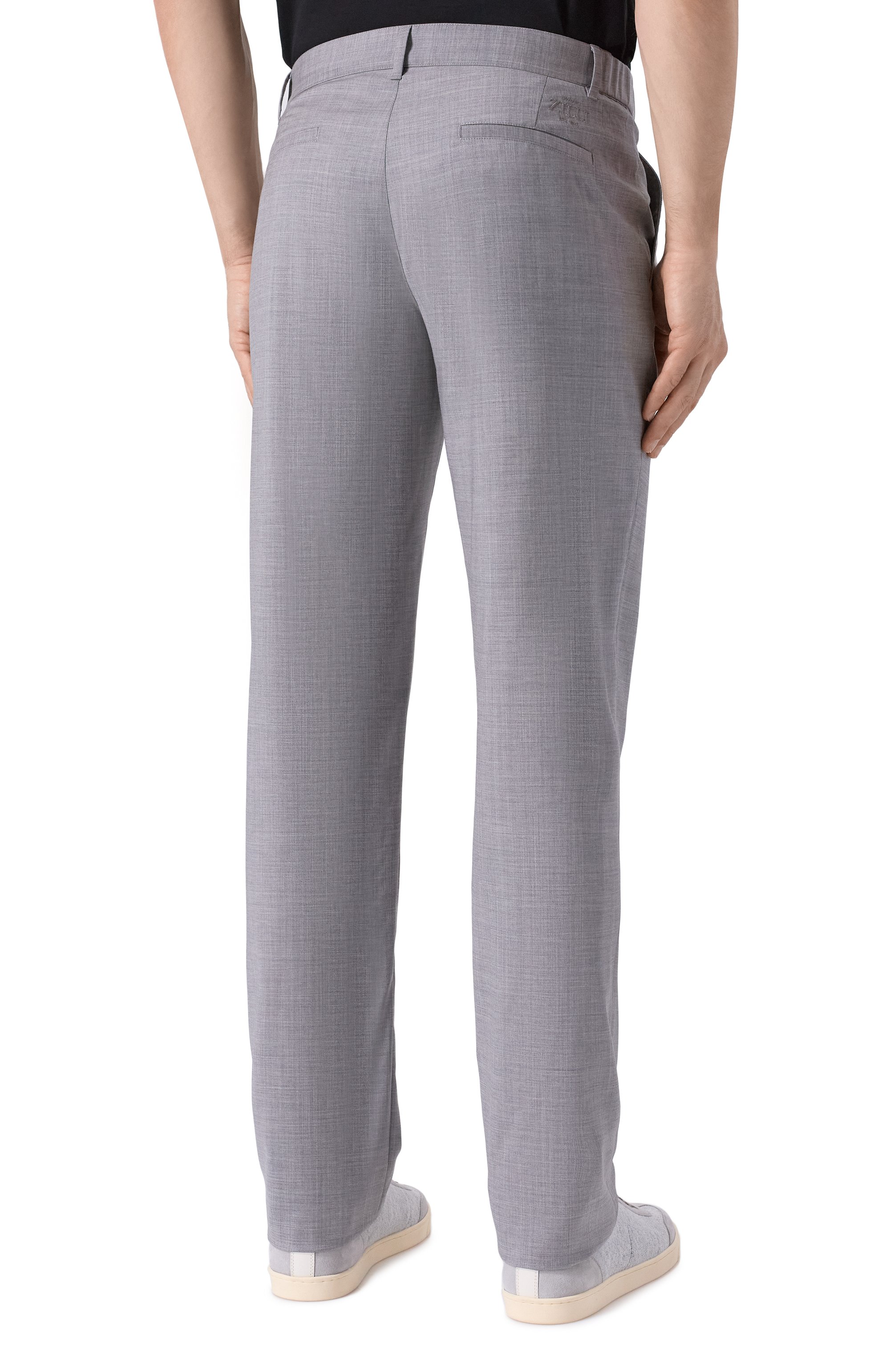 Шерстяные брюки ZILLI, арт. CP801BM028660014U, фото 4