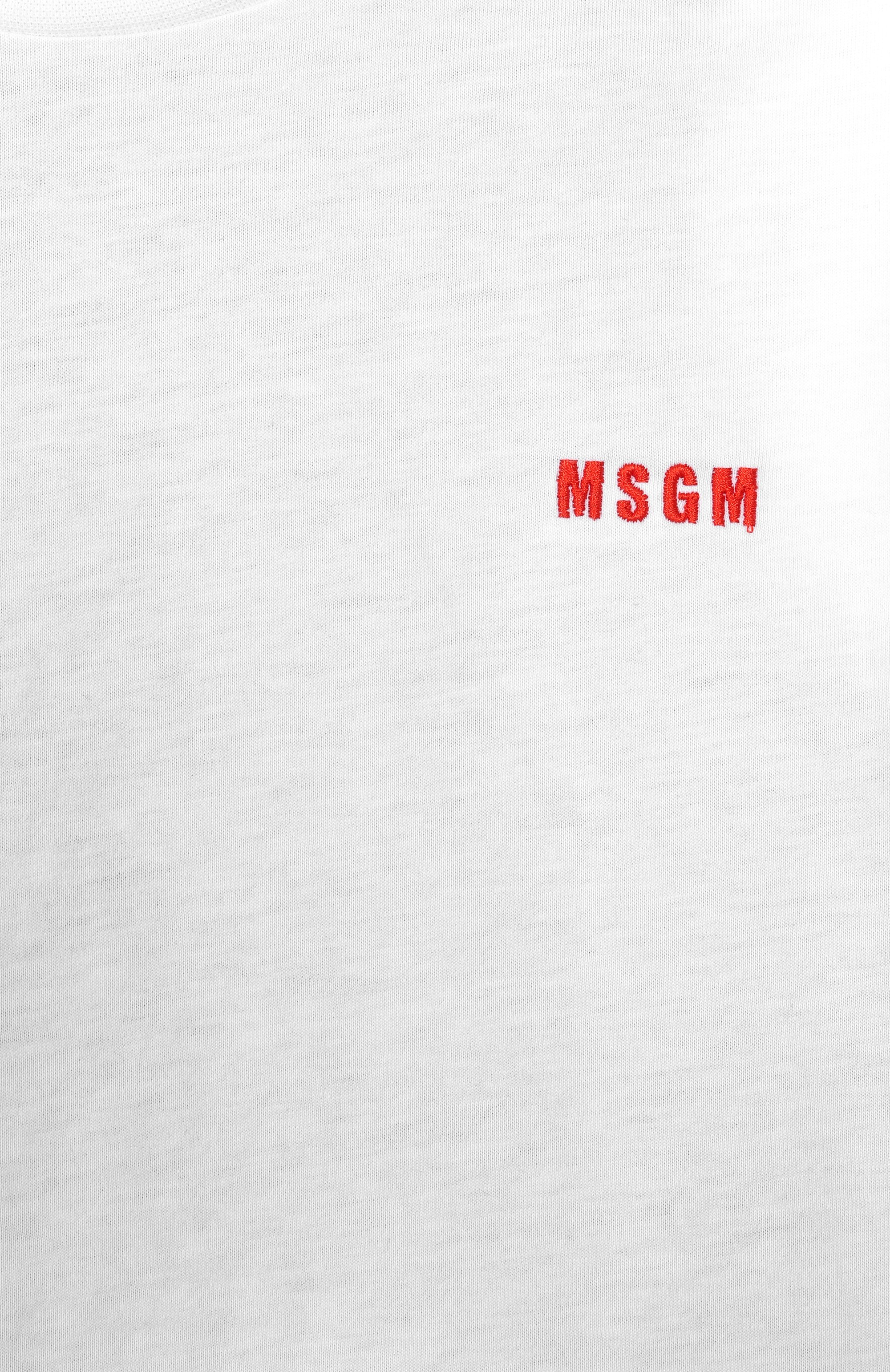 Хлопковый топ MSGM KIDS, арт. S6MSJGTH092, фото 3