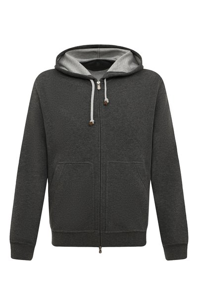 Хлопковая толстовка BRUNELLO CUCINELLI, арт. M0T319069G, фото 1