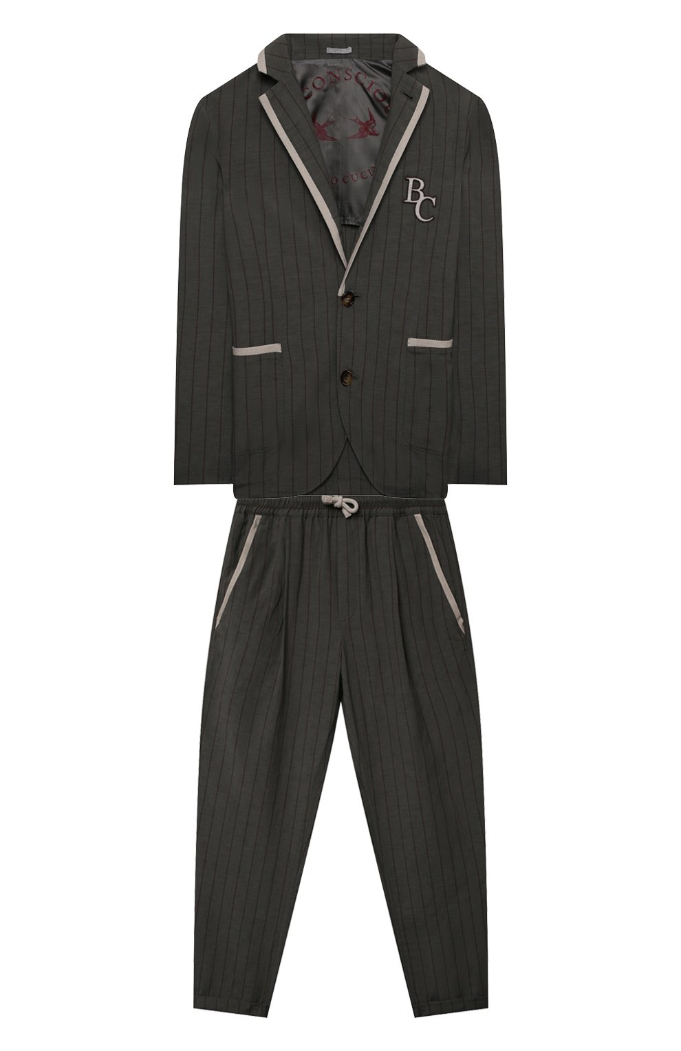 Костюм из шелка и льна BRUNELLO CUCINELLI, арт. BW439A110B, фото 1