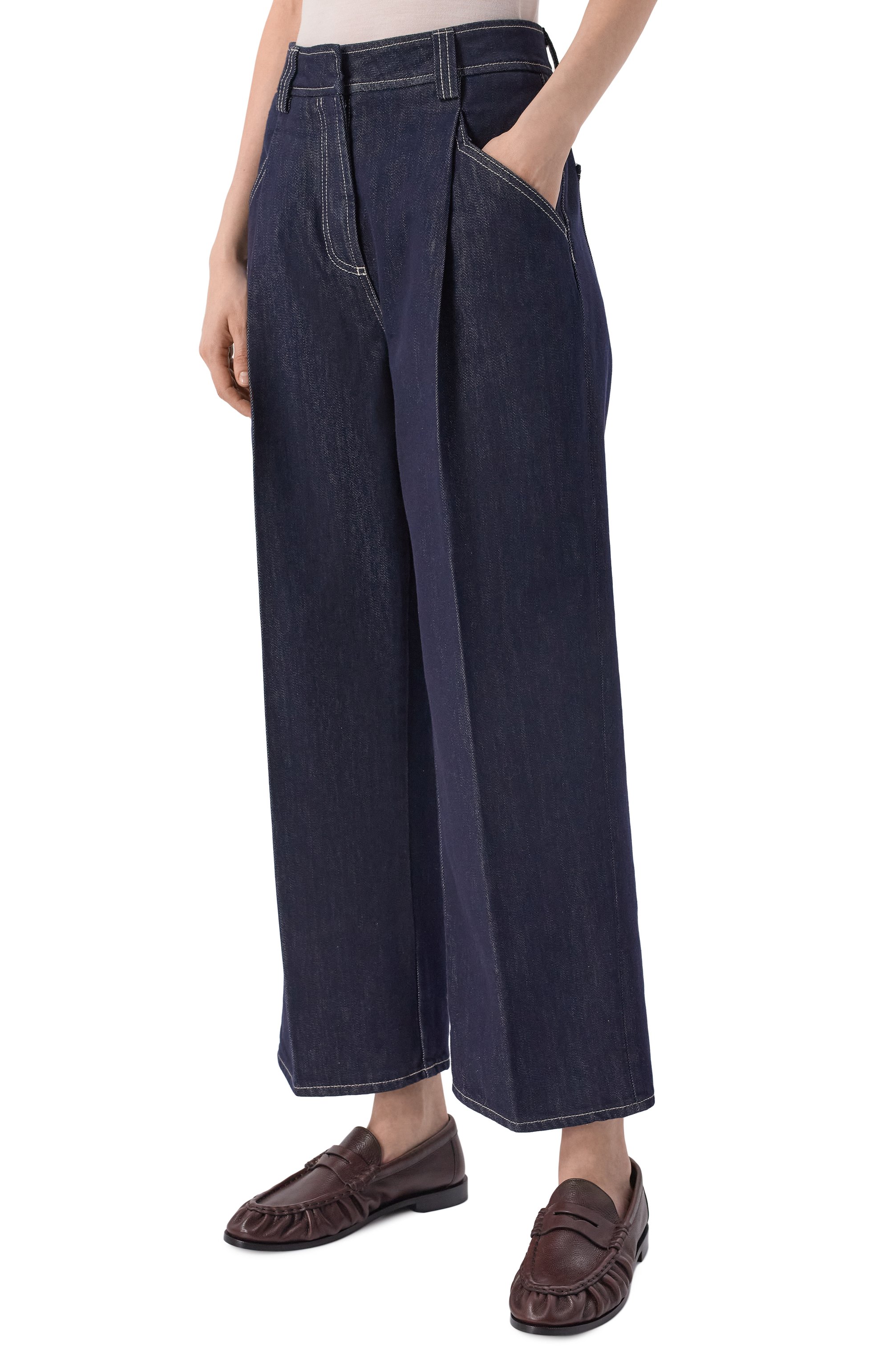 Джинсы MVST синего цвета по цене 103500 руб., арт. M25.1MW.T007-59/LEXUS, фото 3 Джинсы MVST, арт. M25.1MW.T007-59/LEXUS, фото 3