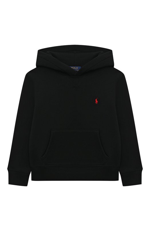 

Хлопковое худи Polo Ralph Lauren, Чёрный