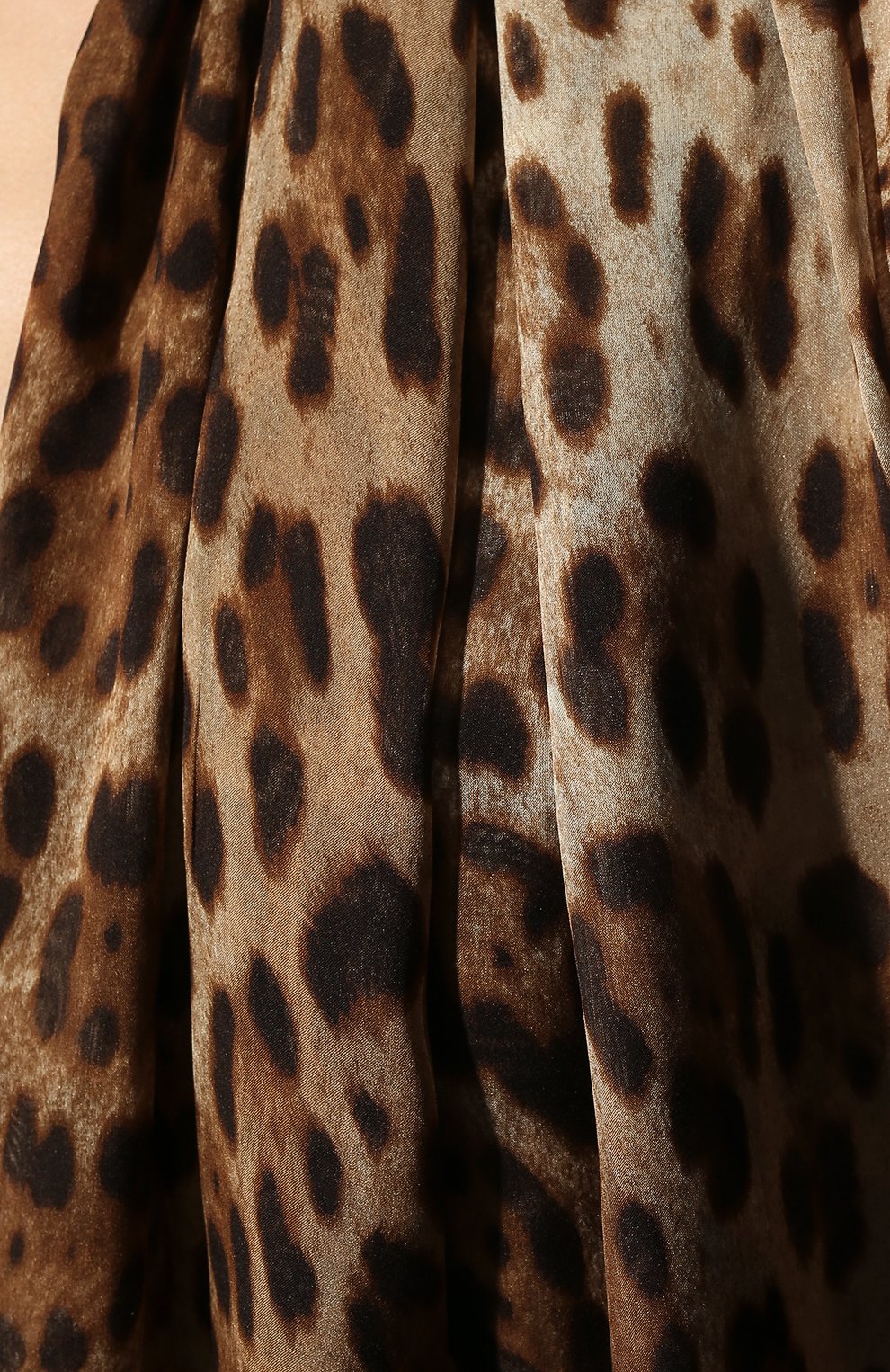 Шелковая блузка DOLCE & GABBANA леопардового цвета по цене 151500 руб., арт. F5P73T/FS1AR, фото 5 Шелковая блузка DOLCE & GABBANA, арт. F5P73T/FS1AR, фото 5