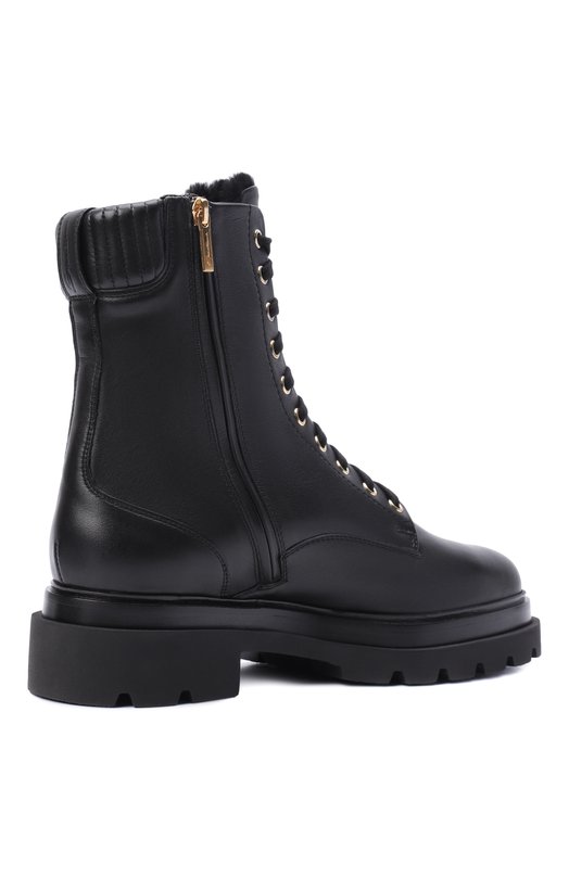 Кожаные ботинки Santoni WTEG71924G0MALGA Чёрный  WTEG71924G0MALGA Фото 5
