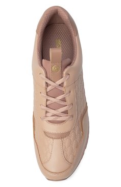 Женские кроссовки raina MICHAEL MICHAEL KORS бежевого цвета, арт. 43T4RNFSBL | Фото 6 (Материал сплава: Проставлено; Подошва: Платформа; Драгоценные камни: Проставлено; Материал внутренний: Текстиль; Материал внешний: Экокожа; Материал утеплителя: Без утеплителя; Стили: Кэжуэл; Кросс-КТ: Низкие)
