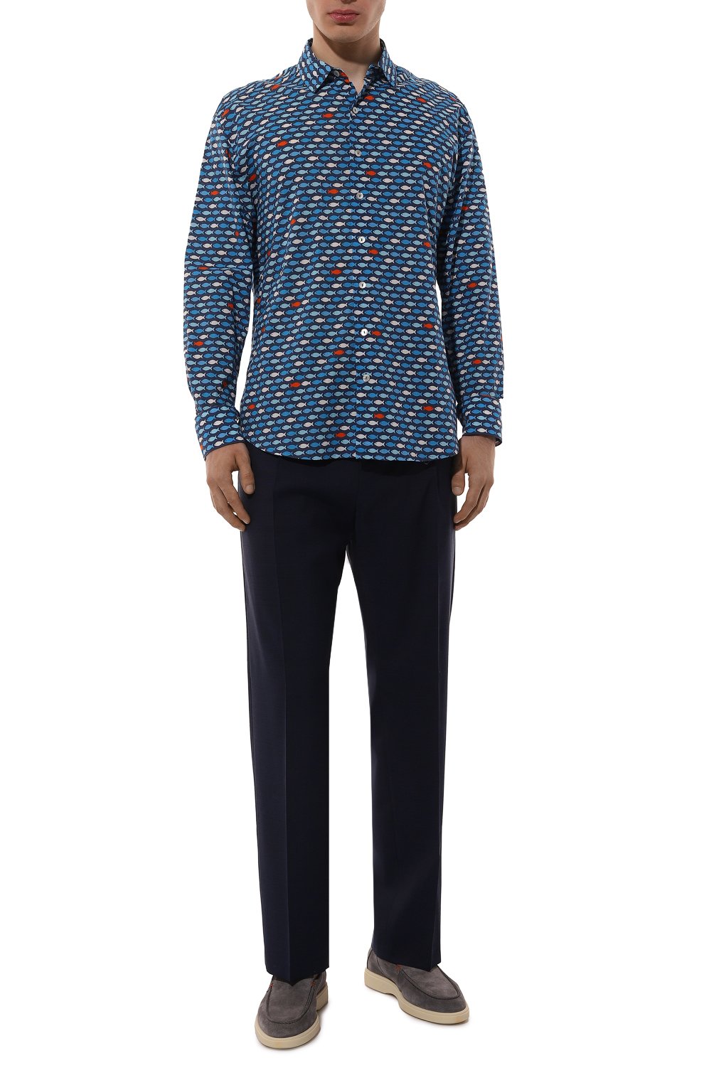 Хлопковая рубашка MC2 SAINT BARTH, арт. STBM/SIKELIA/01288F, фото 2