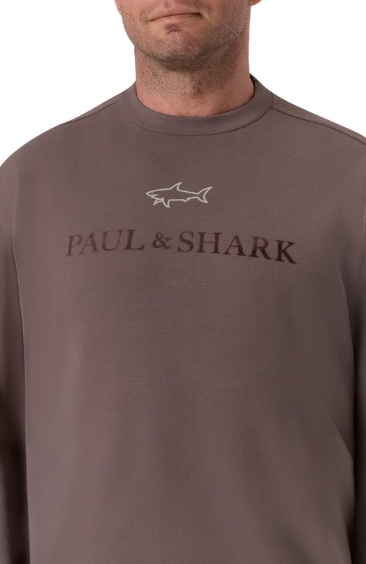 Свитшот Paul&Shark 15311845/3XL Коричневый  15311845/3XL Фото 5