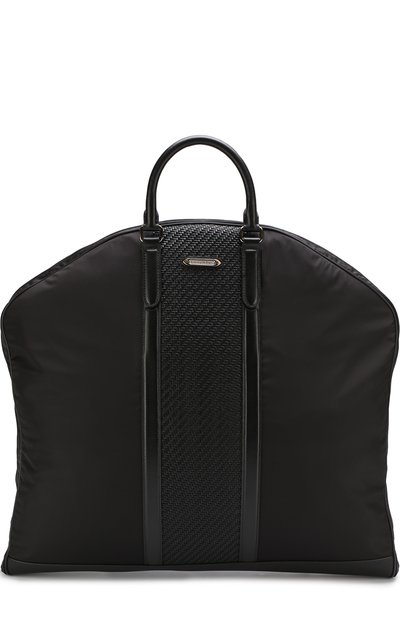 Текстильный кофр на молнии с кожаной отделкой ZEGNA, арт. C1247P-DPT, фото 1