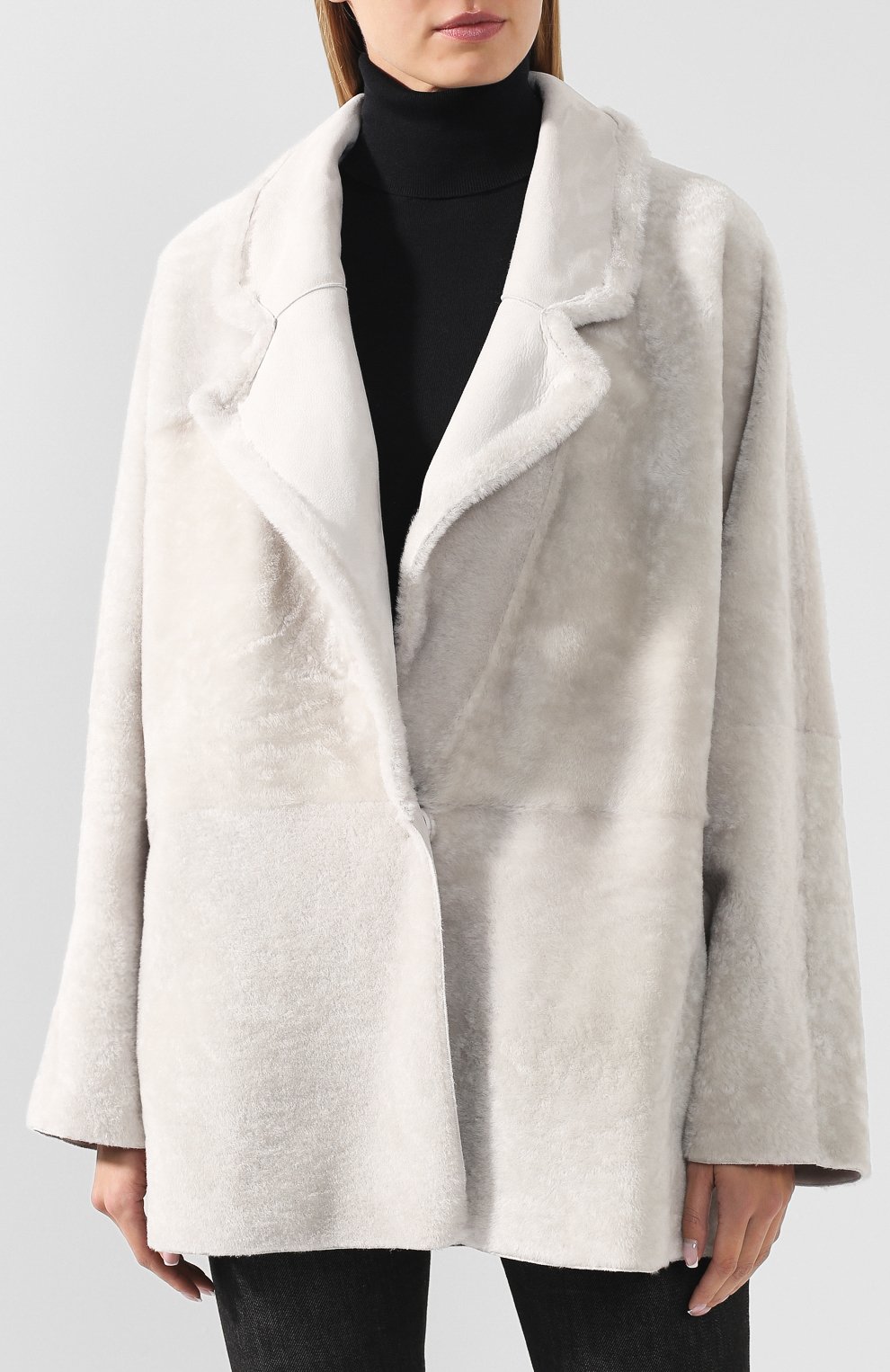 Двусторонняя дубленка KITON серого цвета по цене 624500 руб., арт. D48673X05S05, фото 6 Двусторонняя дубленка KITON, арт. D48673X05S05, фото 6