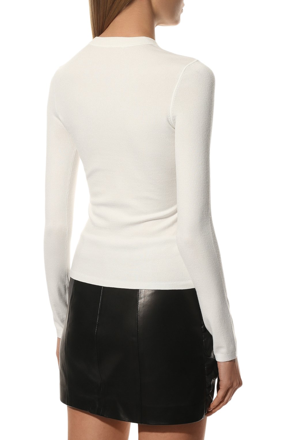 Пуловер ALEXANDERWANG.T кремового цвета по цене 37550 руб., арт. 4KC1221011, фото 4 Пуловер ALEXANDERWANG.T, арт. 4KC1221011, фото 4