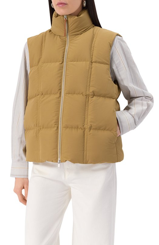 Пуховый жилет Jil Sander J40AF0169-J74276 Жёлтый  J40AF0169-J74276 Фото 3