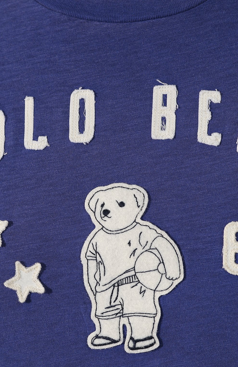 Хлопковая футболка POLO RALPH LAUREN синего цвета по цене 8575 руб., арт. 211792194, фото 5 Хлопковая футболка POLO RALPH LAUREN, арт. 211792194, фото 5