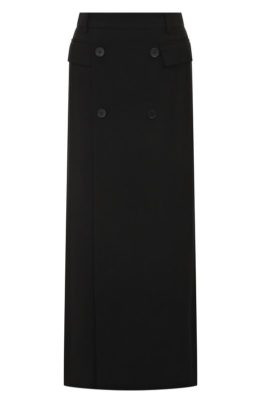 Юбка из вискозы и шерсти Balenciaga 838768/TRT01 Чёрный 838768/TRT01