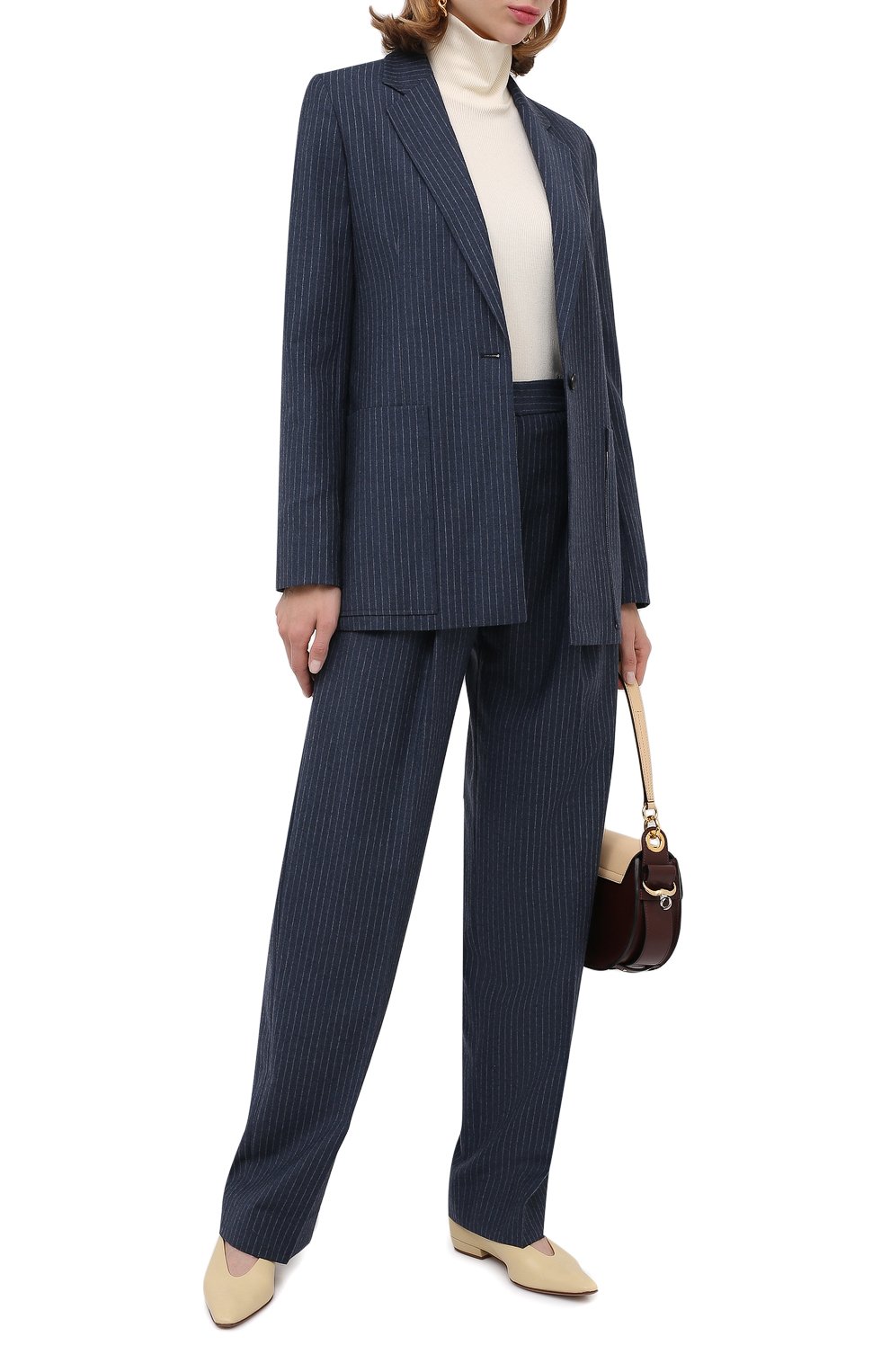 Шерстяные брюки VICTORIA, VICTORIA BECKHAM, арт. 2320WTR001632B, фото 3