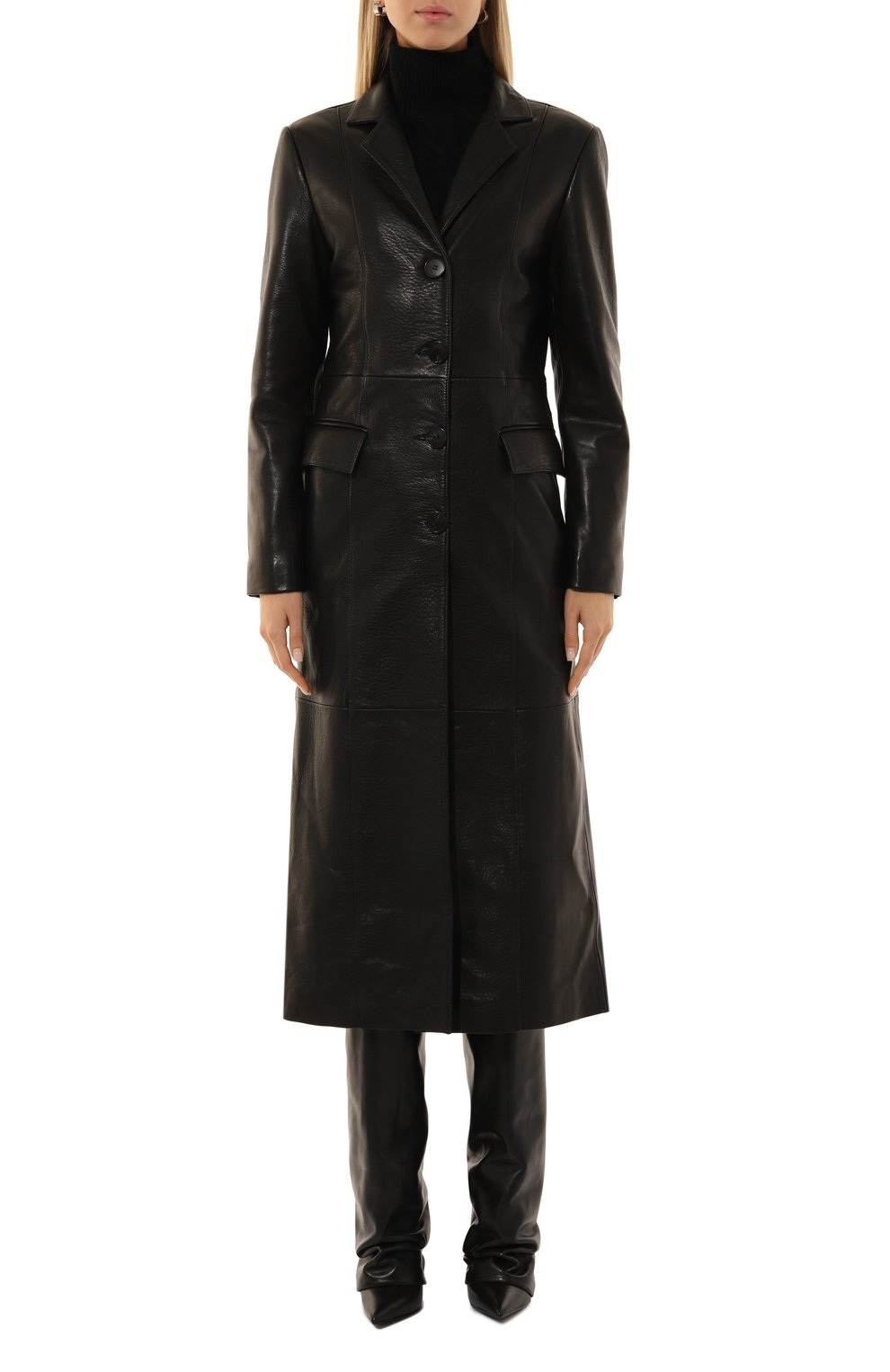 Кожаное пальто PERVERT, арт. PE24/LC01/60-15, фото 3