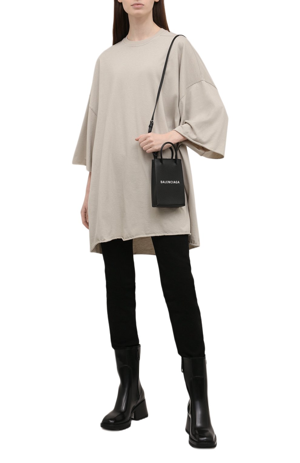 Хлопковая футболка RICK OWENS, арт. R002A7252/JA, фото 2