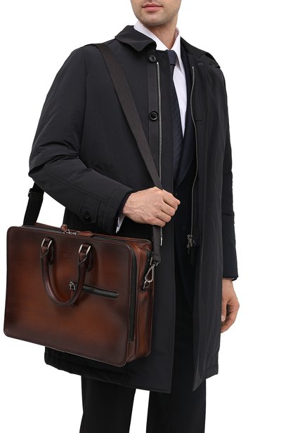 Кожаная сумка для ноутбука BERLUTI, арт. M149262, фото 5