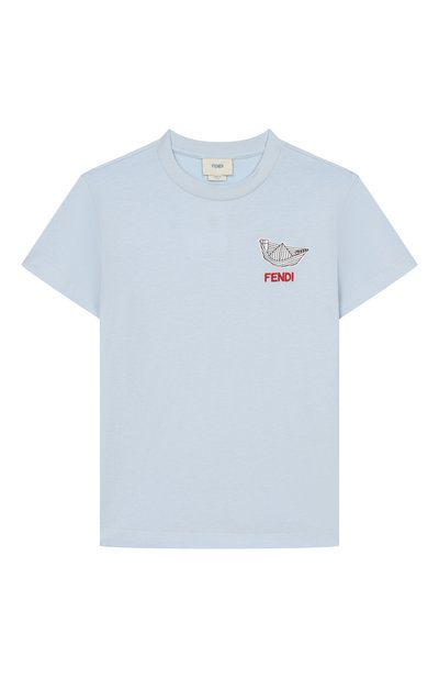 Хлопковая футболка FENDI, арт. JMI517/7AJ