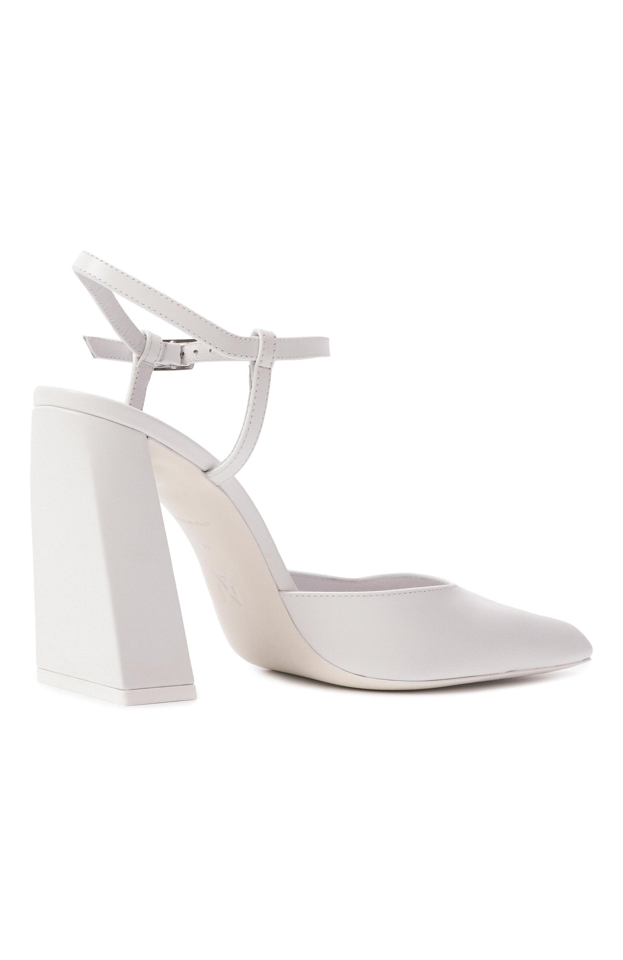 Кожаные туфли charlotte 95 AMINA MUADDI, арт. CHARL0TTE PUMP/SPAZZ0LAT0, фото 5