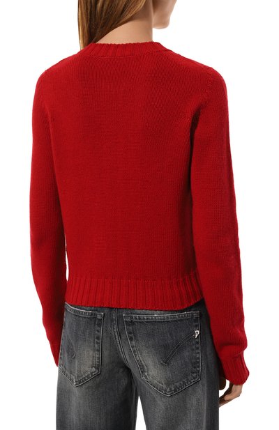 Кардиган из шерсти и вискозы PALM ANGELS, арт. PWHB020F24KNI001, фото 4