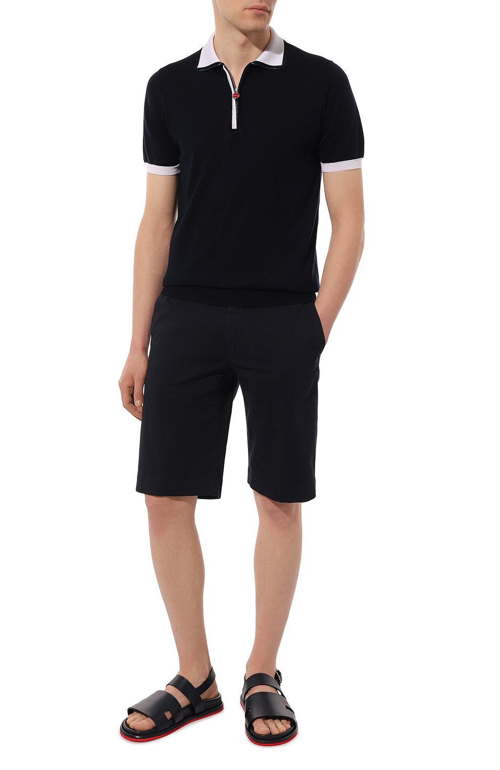 Хлопковое поло KITON, арт. UK571, фото 2