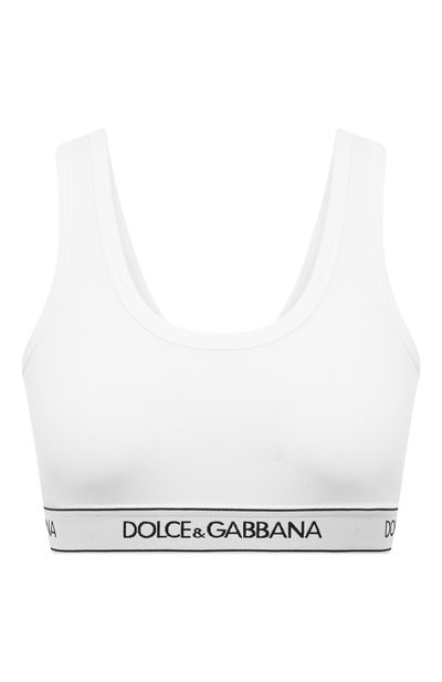 Женский хлопковый бра-топ DOLCE & GABBANA, арт. 01B30T/FUEEY