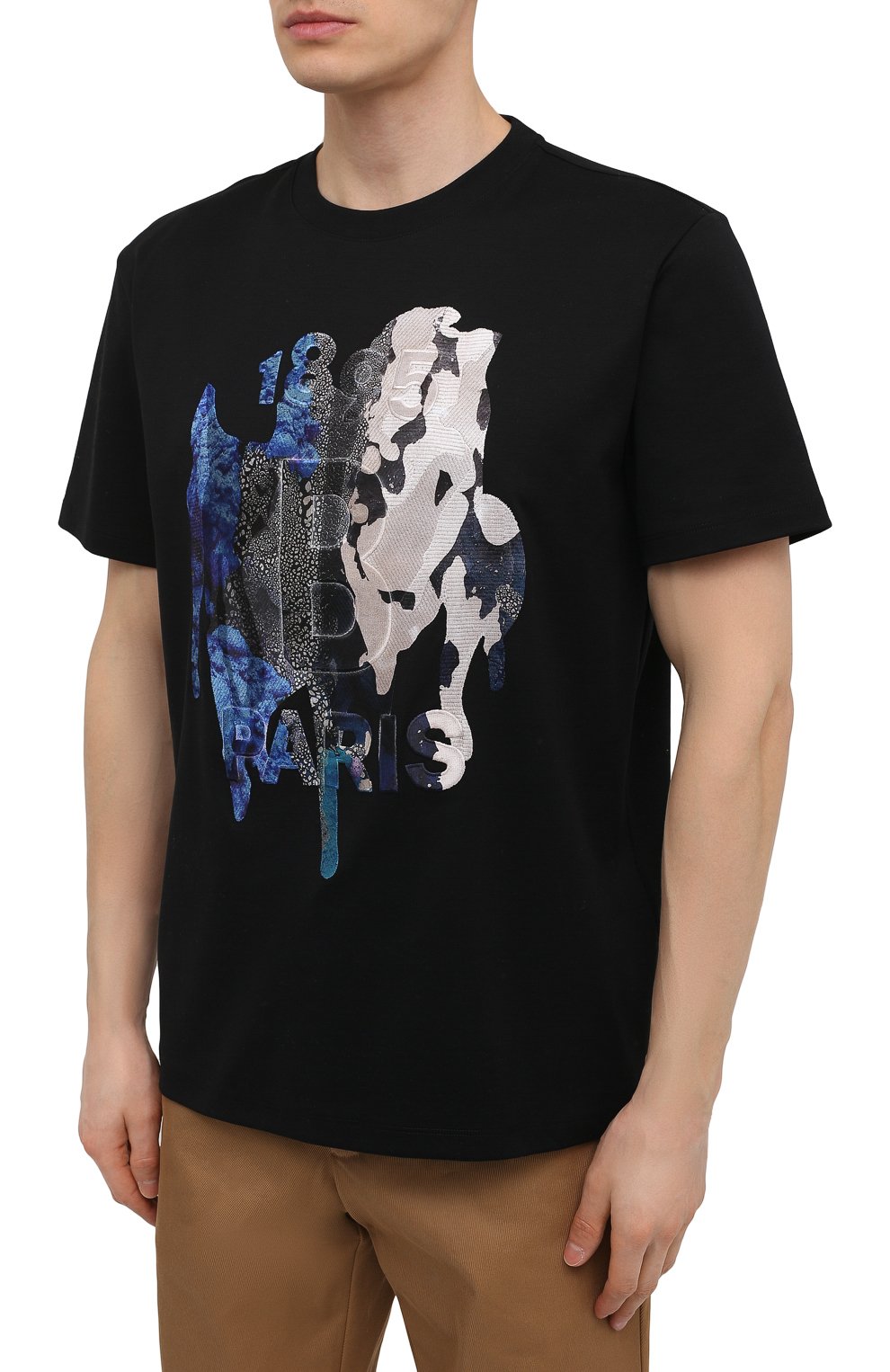 Хлопковая футболка BERLUTI, арт. R19JRS59-001, фото 3