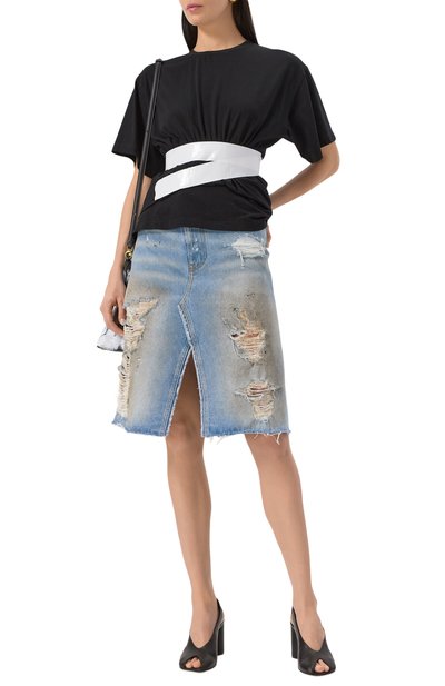 Джинсовая юбка MM6, арт. S62MI0034/M30018, фото 2