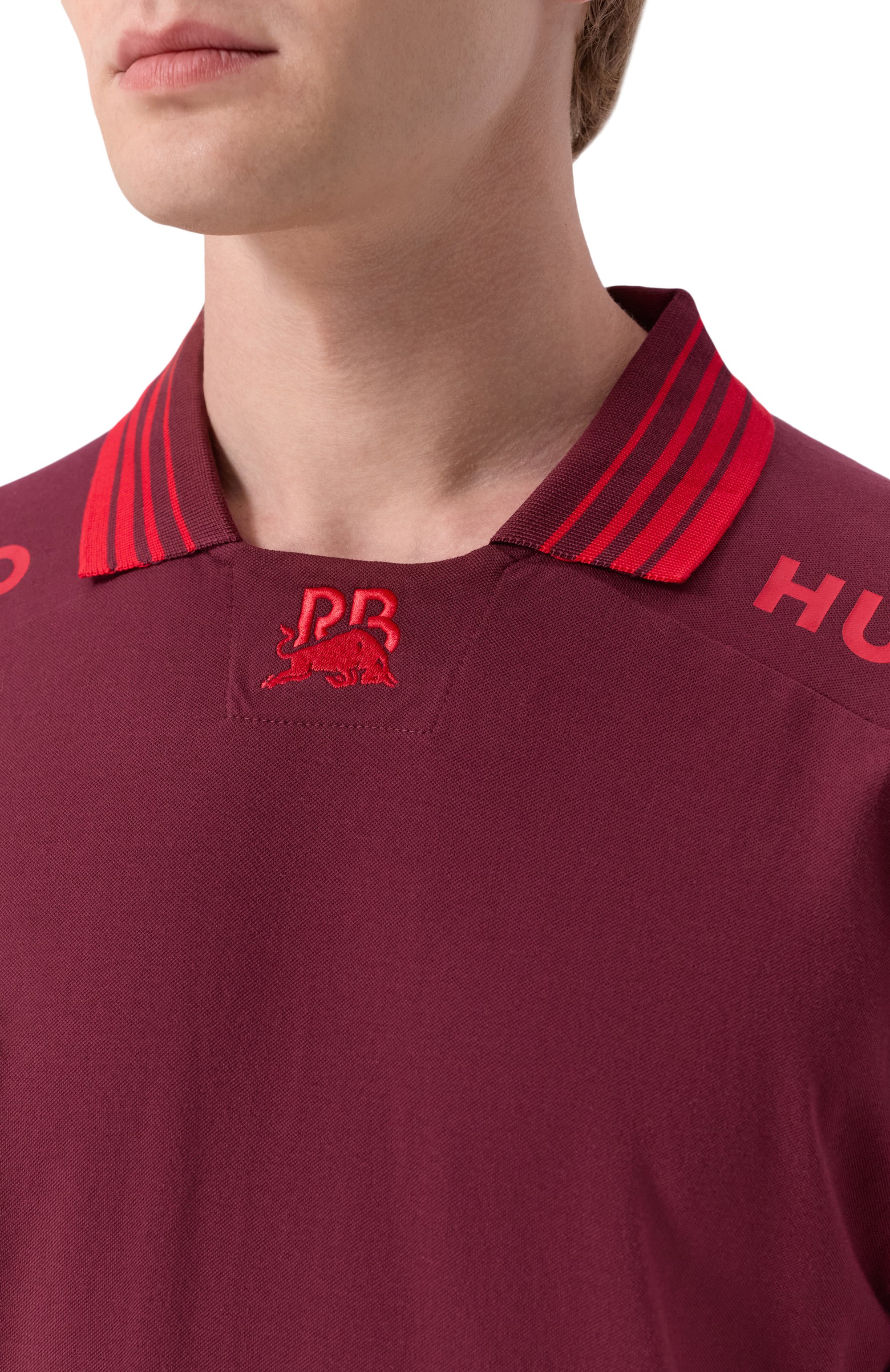 Хлопковое поло hugo x rb HUGO, арт. 50542772, фото 5