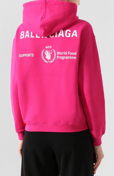 Хлопковое худи BALENCIAGA, арт. 612959/THV83, фото 4