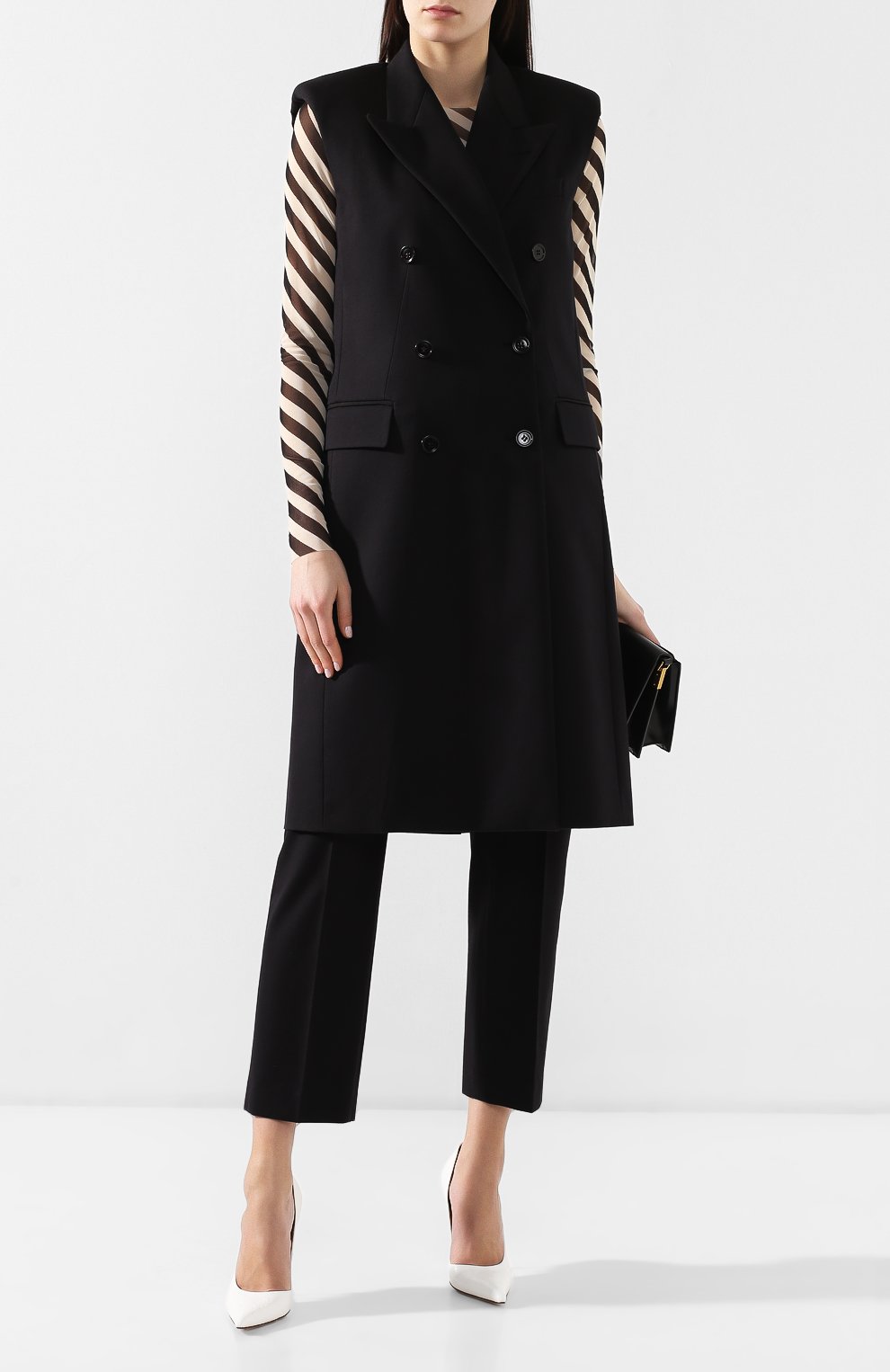 Жилет из смеси хлопка и шерсти DRIES VAN NOTEN, арт. 191-30241-7286, фото 2