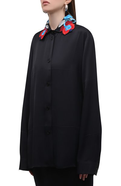 Рубашка из вискозы JIL SANDER, арт. JSWT605380-WT381500, фото 3