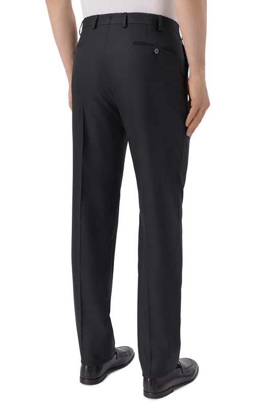 Шерстяные брюки Marco Pescarolo CLASSIC90/5214S Чёрный  CLASSIC90/5214S Фото 4