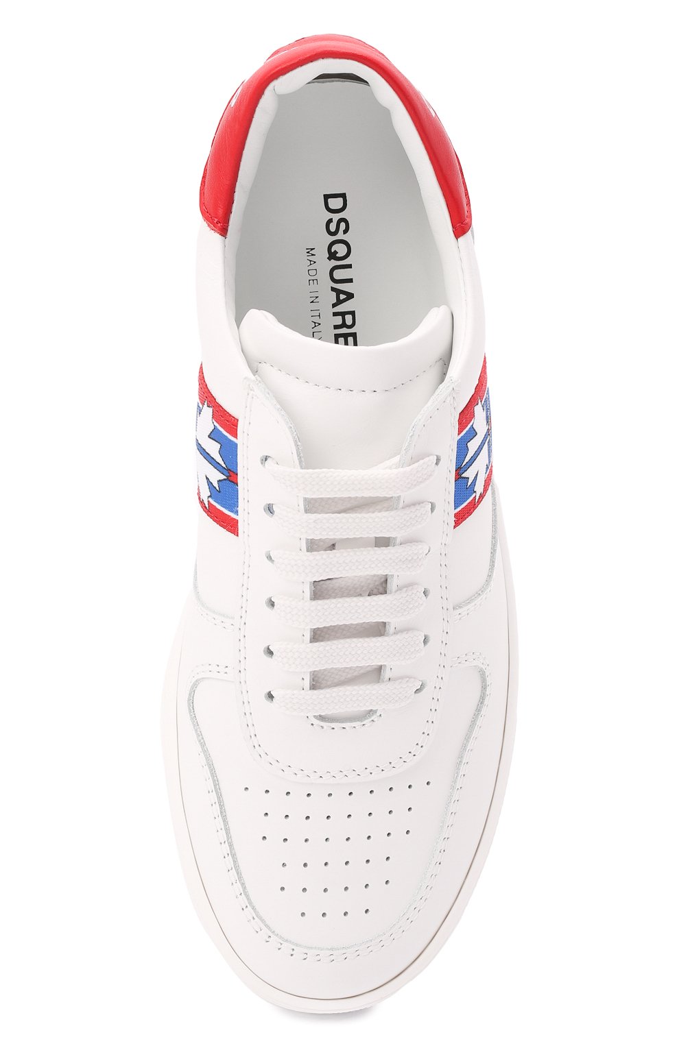 Кожаные кеды DSQUARED2, арт. 70779/RAM/KIPS/18-27, фото 4