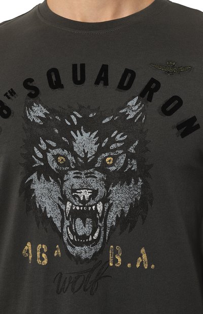 Хлопковый лонгслив AERONAUTICA MILITARE, арт. 232/TS2139J538, фото 5