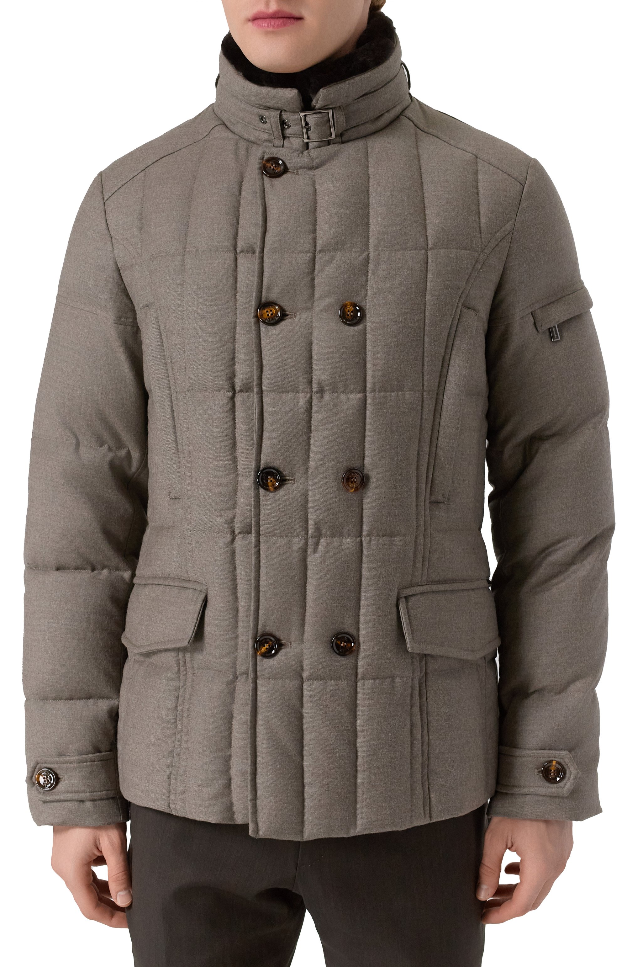 Пуховик siro-l с отделкой из овчи�ны MOORER, арт. SIR0/L, фото 3