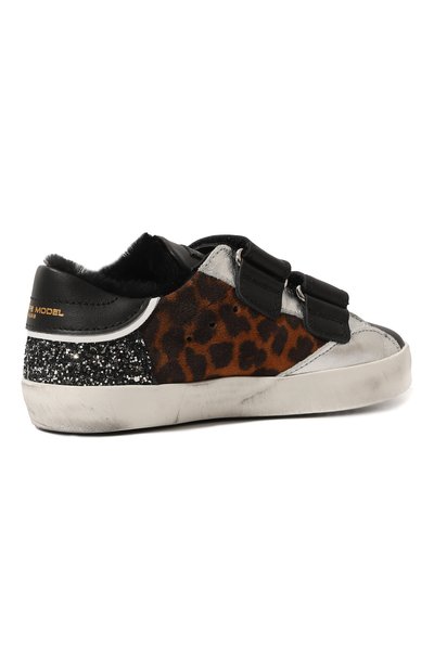 Кожаные кеды PHILIPPE MODEL JUNIOR, арт. 72701 VAR.1/18-27, фото 3