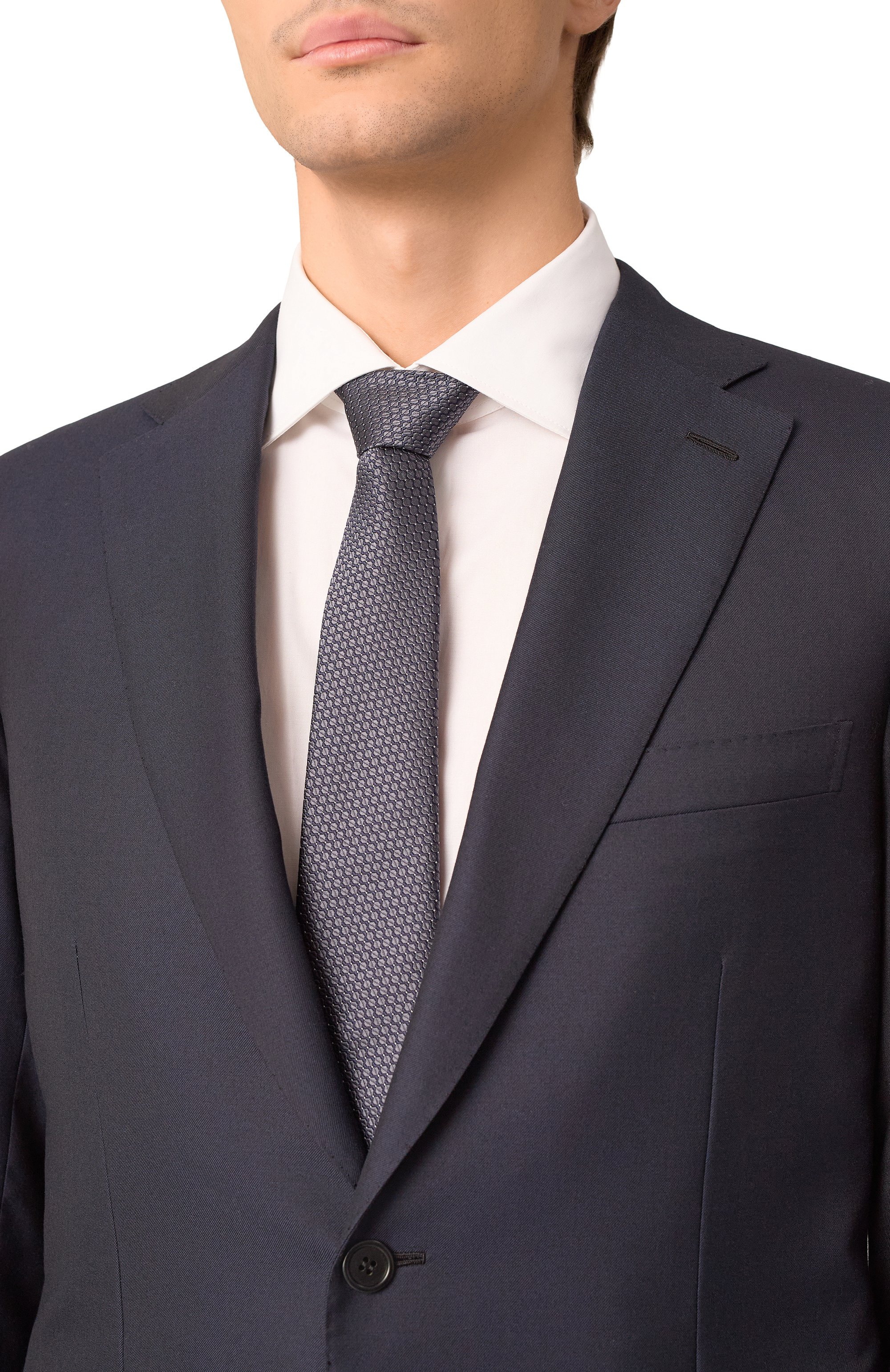 Шелковый галстук CANALI, арт. 18/HJ04213, фото 2