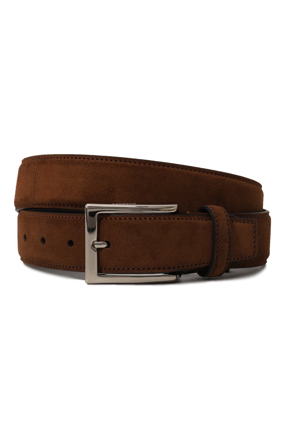 Замшевый ремень BARRETT коричневого цвета по цене 26950 руб., арт. 61B508.26, фото 1 Замшевый ремень BARRETT, арт. 61B508.26, фото 1