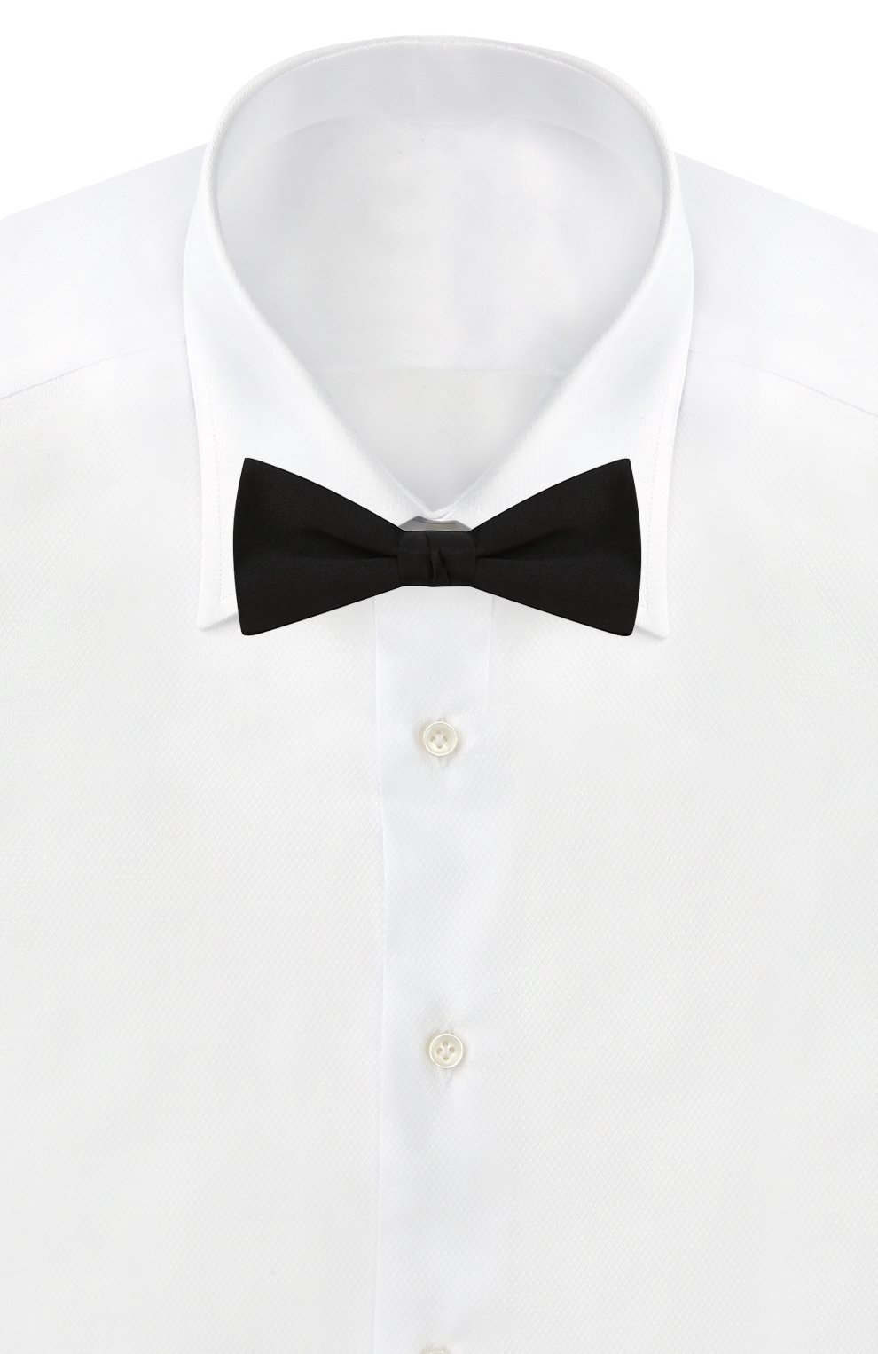 Шелковый галстук-бабочка SAINT LAURENT, арт. 485000/4Y011, фото 2