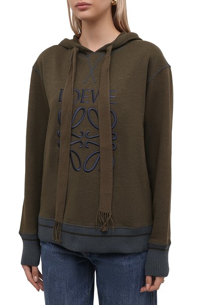 Хлопковое худи LOEWE, арт. S359341XAQ, фото 3