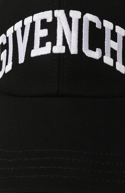 Хлопковая бейсболка GIVENCHY черного цвета по цене 51300 руб., арт. BPZ022P0PU, фото 4 Хлопковая бейсболка GIVENCHY, арт. BPZ022P0PU, фото 4