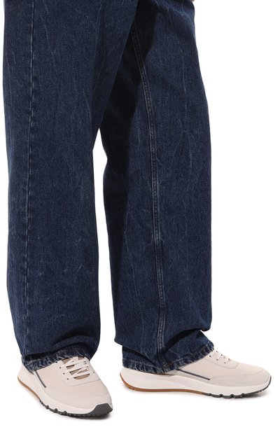 Кожаные кроссовки BRUNELLO CUCINELLI, арт. MZUFSB2048, фото 3