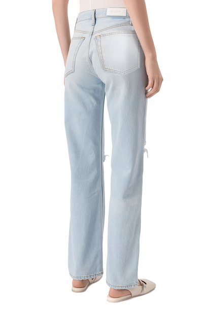 Джинсы RE/DONE светло-голубого цвета по цене 39700 руб., арт. 188-3WHRL/A/, фото 4 Джинсы RE/DONE, арт. 188-3WHRL/A/, фото 4